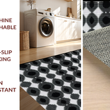 Bold Striped Geometric Statement(Black)