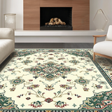 Rustic Green Trellis Design(Ivory)
