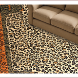 Ultra Soft Area Rug, Non Slip, Stain Resistant, Washable Area Rugs for Living Room, Bedroom, Elegant Neutral Toned Pattern(Beige)