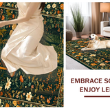 Intricate Nature Motif Runner(Green)