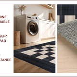 Stylish Distressed Checker Design(Black)