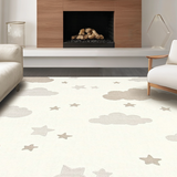 Elegant White Plush Decor Accent(Beige)