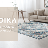 Elegant Monochrome Medallion Style(Blue)