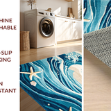 Charming Textured Beach Vibes(Blue)