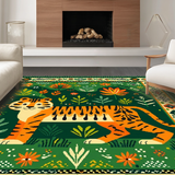 Lush Exotic Wildlife Imagery(Green)