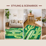 Bright Tropical Plant Visual Appeal(Green)