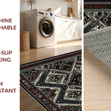 Sophisticated Linear Geometric Appeal(Black)