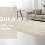 Ultra Soft Area Rug, Non Slip, Stain Resistant, Washable Area Rugs for Living Room, Bedroom, Rustic Braided Earthy Tones(Beige)