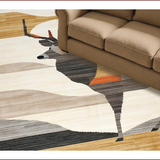 Ultra Soft Area Rug, Non Slip, Stain Resistant, Washable Area Rugs for Living Room, Bedroom, Elegant Cozy Shaggy Textural Delight(Gray)