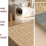 Vintage Diamond Textured Visual Appeal(Beige)