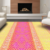 Modern Colorful Lattice Arrangement(Yellow)