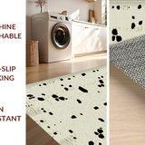 Ultra Soft Area Rug, Non Slip, Stain Resistant, Washable Area Rugs for Living Room, Bedroom, Chic Ivory Animal Print Aesthetic(Beige)