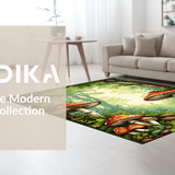 Vibrant Abstract Woodland Imagery(Green)