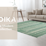 Artful Flowing Shapes(Green)