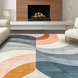 Contemporary Double Rainbow Motif(Gray)