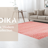 Ultra Soft Area Rug, Non Slip, Stain Resistant, Washable Area Rugs for Living Room, Bedroom, Trendy Modern Animal Pattern(Pink)