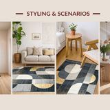 Elegant Abstract Gold Accents(Gray)