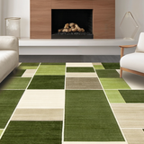 Elegant Modern Tiled Geometry(Green)