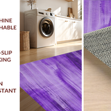 Ultra Soft Area Rug, Non Slip, Stain Resistant, Washable Area Rugs for Living Room, Bedroom, Vibrant Purple Ombre Design(Purple)