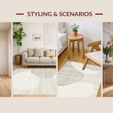 Contemporary Lattice Design in Ivory(Beige)