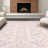 Ultra Soft Area Rug, Non Slip, Stain Resistant, Washable Area Rugs for Living Room, Bedroom, Coquette Bow Area Rug Pastel Lavender Aesthetic Carpet(Purple)
