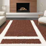 Ultra Soft Area Rug, Non Slip, Stain Resistant, Washable Area Rugs for Living Room, Bedroom, Playful Retro Sports Decor(Brown)