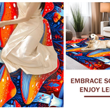 Lively Retro Color Block(Red)