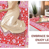 Chic Modern Floral Medallion Style(Red)