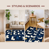 Eclectic Cat Inspired Decoration(Blue)