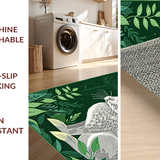 Ultra Soft Area Rug, Non Slip, Stain Resistant, Washable Area Rugs for Living Room, Bedroom, Sophisticated Nature-Themed Aesthetic(Gray)
