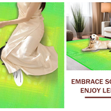 Ultra Soft Area Rug, Non Slip, Stain Resistant, Washable Area Rugs for Living Room, Bedroom, Artful Outdoor Floral Concept(Green)