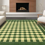 Cozy Earthy Toned Shaggy Design(Green)