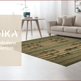 Ultra Soft Area Rug, Non Slip, Stain Resistant, Washable Area Rugs for Living Room, Bedroom, Cozy Rustic Animal Motif(Brown)