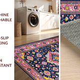 Contemporary Vibrant Medallion Style(Blue)