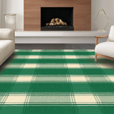 Elegant Fuzzy Checkerboard(Green)