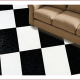 Ultra Soft Area Rug, Non Slip, Stain Resistant, Washable Area Rugs for Living Room, Bedroom, Checkered Low Pile(Black)