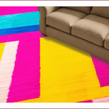 Vibrant Playful Patchwork Design(Pink)