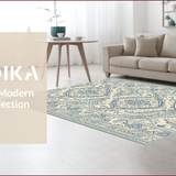 Ultra Soft Area Rug, Non Slip, Stain Resistant, Washable Area Rugs for Living Room, Bedroom, Glam Neutral Area Rug for Minimalist Lifestyle(Beige)