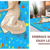 Lively Contemporary Number and Letter Theme(Blue)