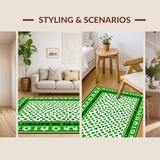 Lively Seasonal Clover Welcome Decor(Green)