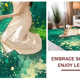 Luxurious Textured Modern Design(Green)