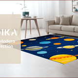 Vibrant Cosmic Orbital Design(Blue)