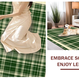 Rustic Olive Tartan Elegance(Green)