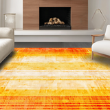 Ultra Soft Area Rug, Non Slip, Stain Resistant, Washable Area Rugs for Living Room, Bedroom, Stylish Soft Textural Appeal(Yellow)