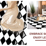 Sophisticated Modern Geometric Lines(Black)