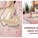 Stylish Contemporary Floral Vibes(Pink)
