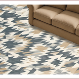 Ultra Soft Area Rug, Non Slip, Stain Resistant, Washable Area Rugs for Living Room, Bedroom, Sleek Contemporary Abstract Aesthetic(Gray)