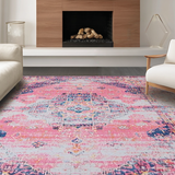 Classic Ogee Print with Depth(Pink)