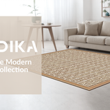 Chic Minimalist Lattice Arrangement(Beige)