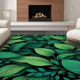 Contemporary Lush Foliage Design(Green)